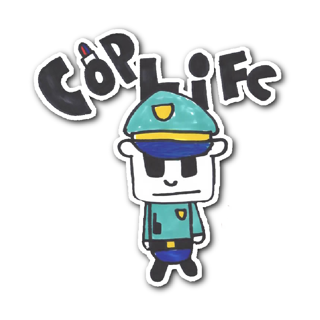 cop life sticker